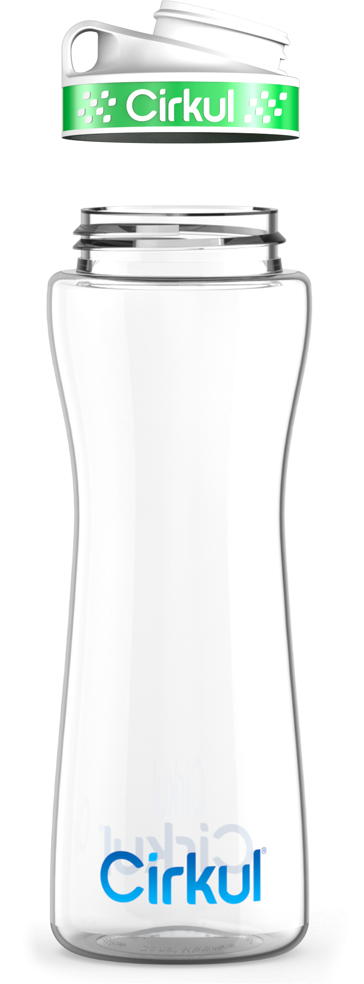 Custom 22oz. Plastic Bottle & Comfort Grip Lid (WKD9)