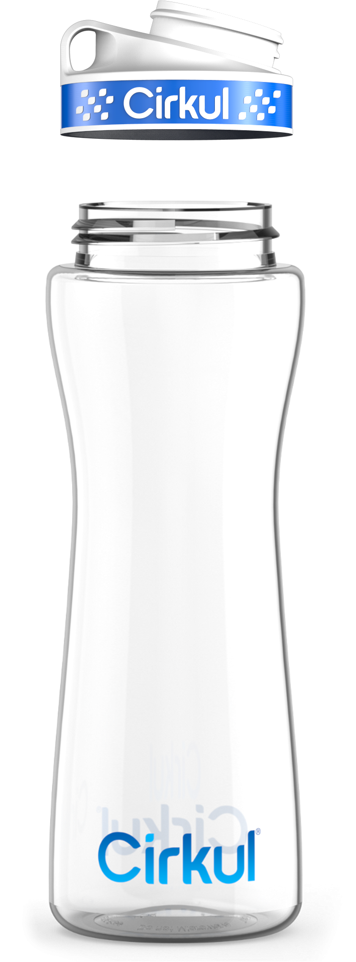 Custom 22oz. Plastic Bottle & Comfort Grip Lid (WKD9)