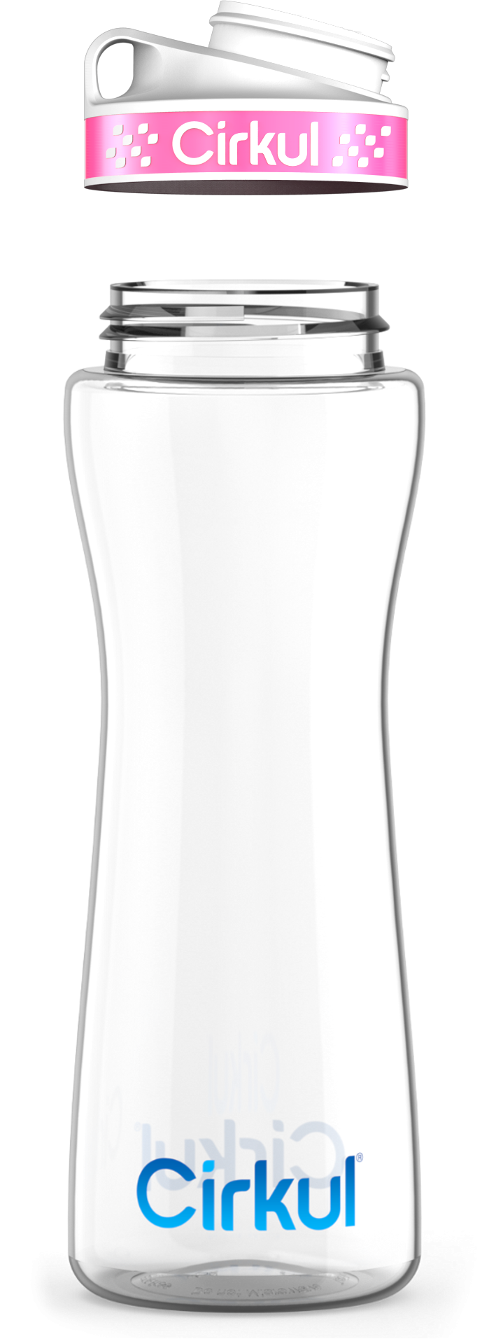 Custom 22oz. Plastic Bottle & Comfort Grip Lid (WKD9)