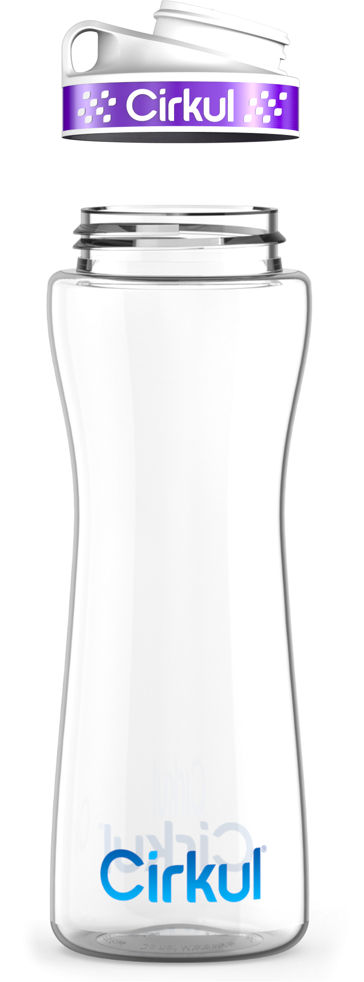 Custom 22oz. Plastic Bottle & Comfort Grip Lid (WKD9)