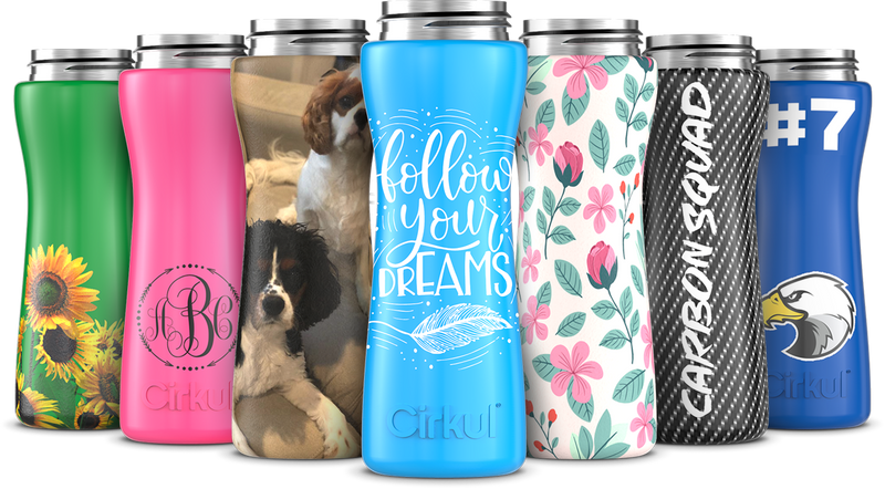 Custom 22oz. Stainless Steel Bottle & Comfort Grip Lid (UGC8)