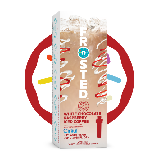 Frosted White Chocolate Raspberry Iced Coffee (N8QA)